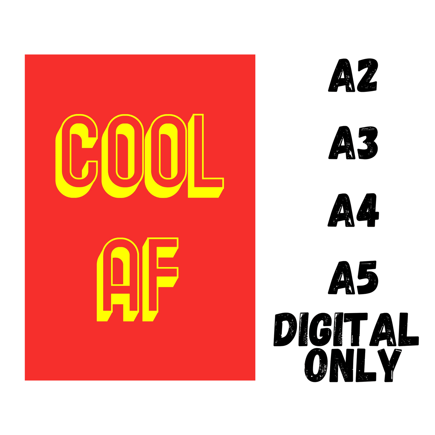 Cool AF | High-Quality Wall Art for the Effortlessly Cool