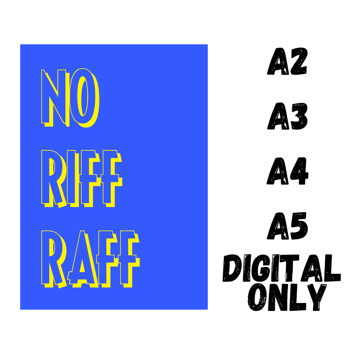 No Riff Raff | High-Quality Wall Art That Sets the Standard