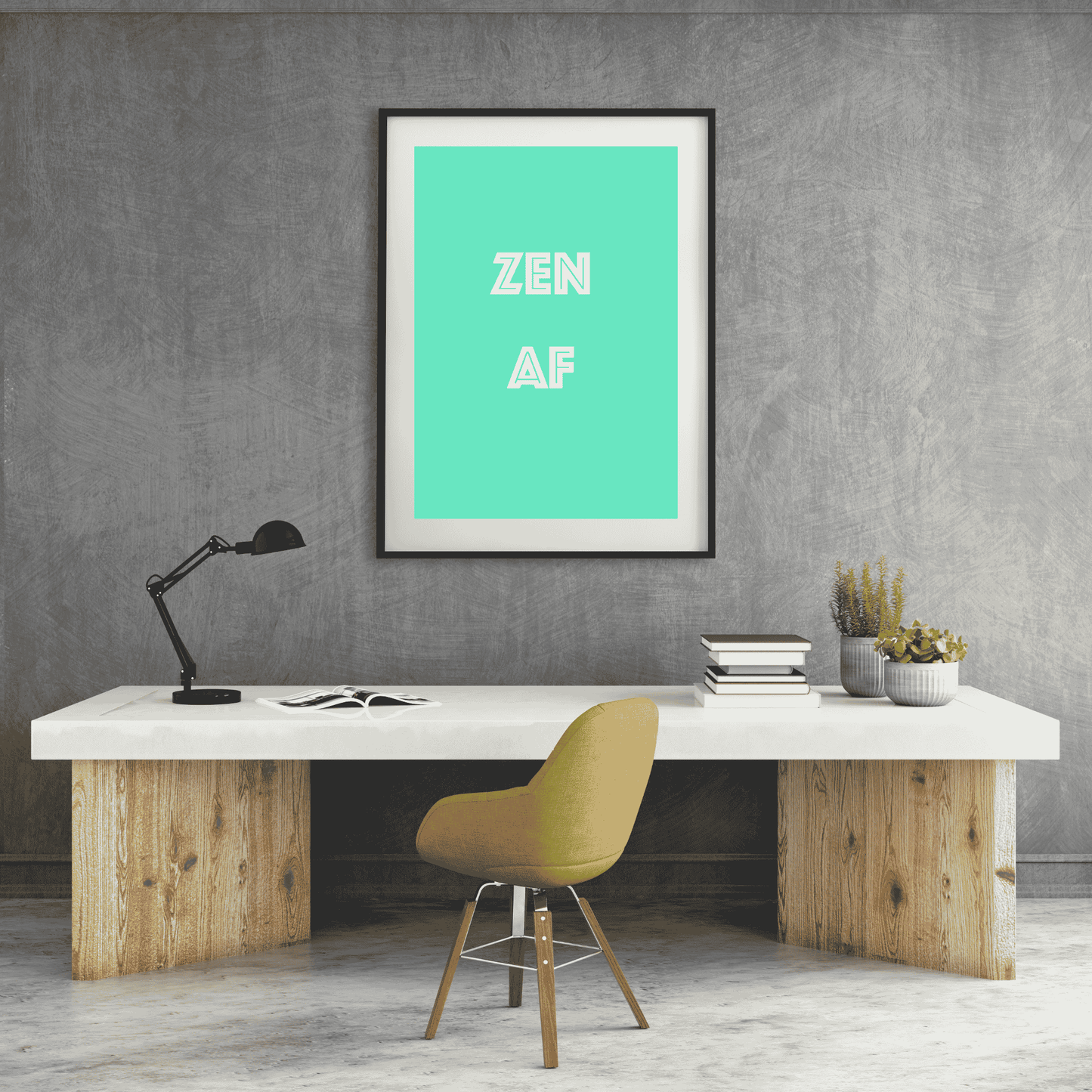 Zen AF – The Chillest Wall Art Ever