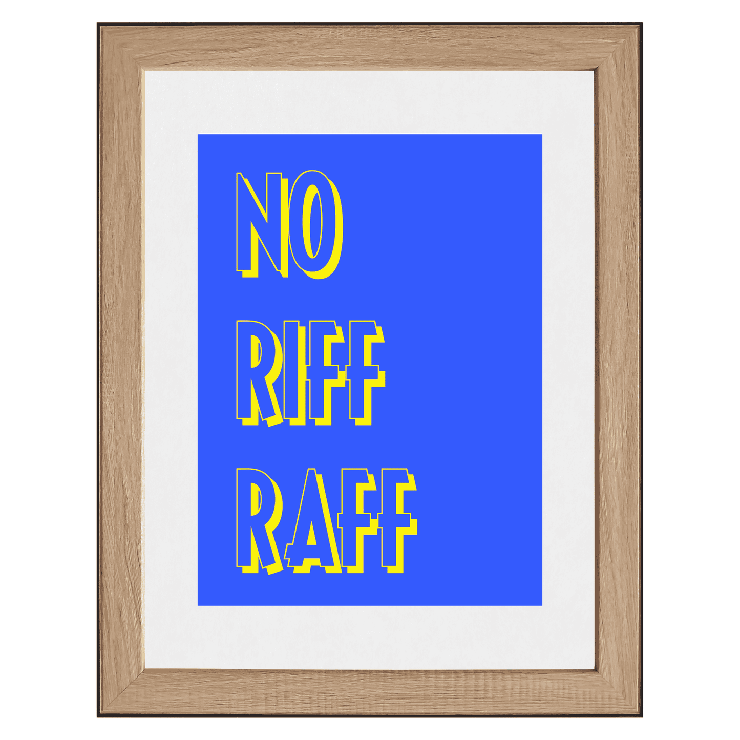 No Riff Raff | High-Quality Wall Art That Sets the Standard